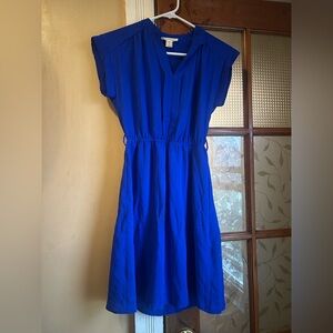 Elegant Blue Women's Dress